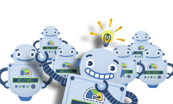 GitClear Robots being happy not having to worry about duplicate committers
