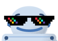 Cool GitClear Robot with sunglasses