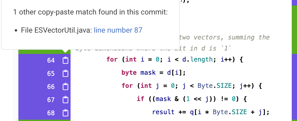 Rich Diff copy and paste operation example 1