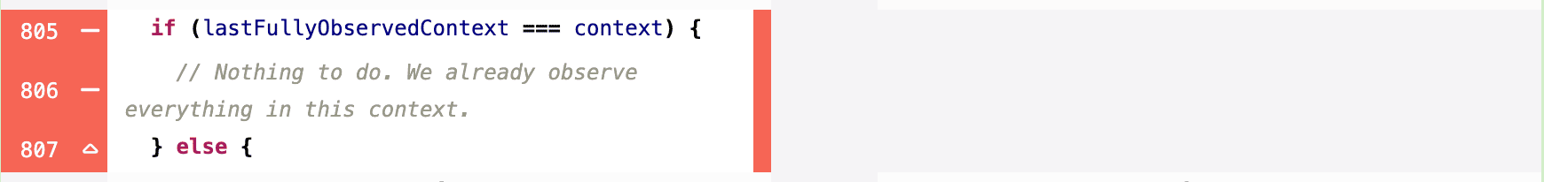 Rich Diff deletion operation example